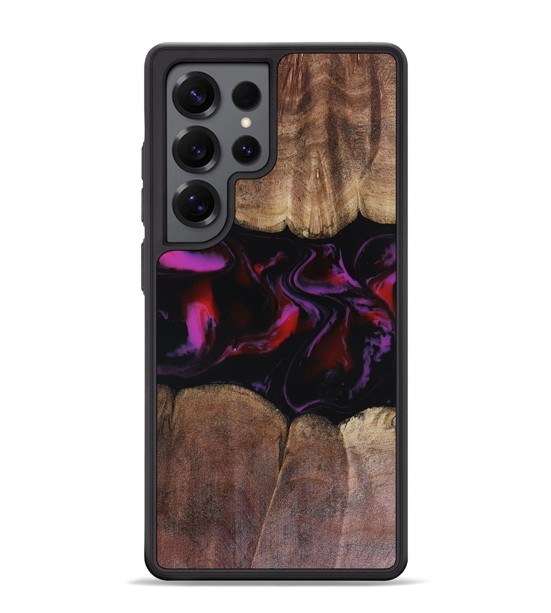 Galaxy S25 Ultra Wood Phone Case - Lavinia (Red, 816466)