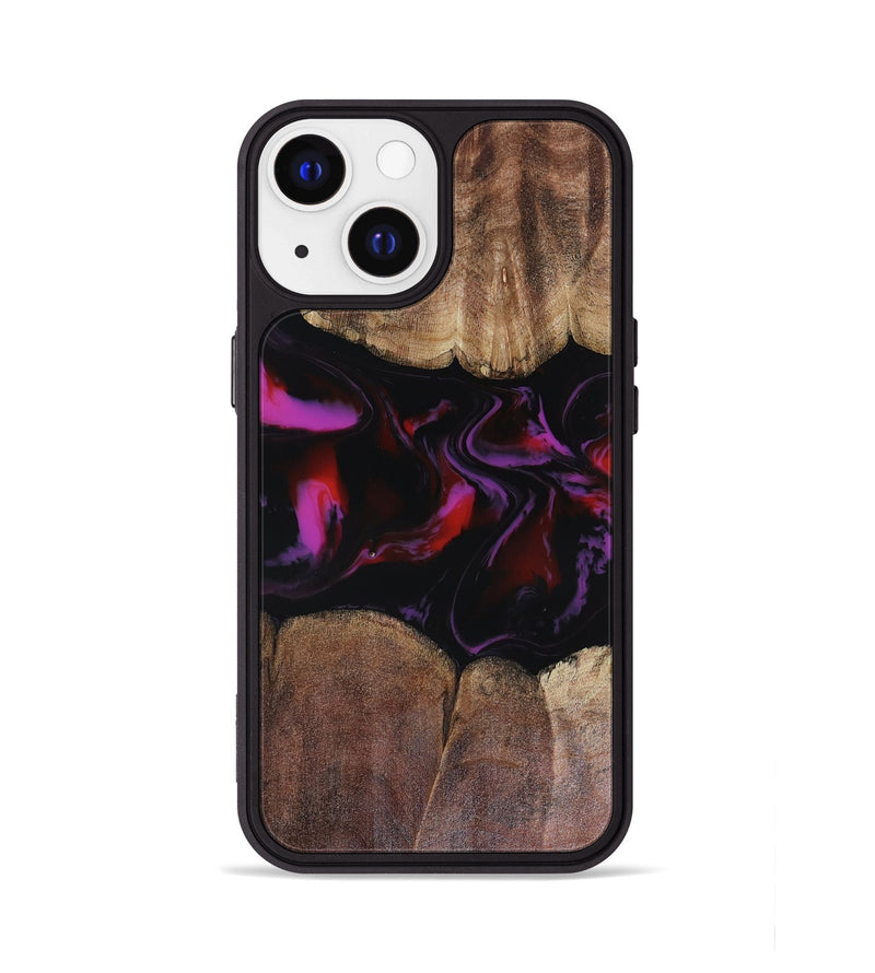 iPhone 13 Wood Phone Case - Lavinia (Red, 816466)