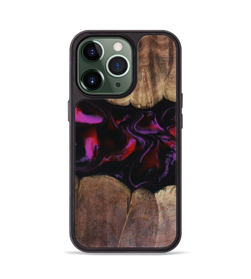 iPhone 13 Pro Wood Phone Case - Lavinia (Red, 816466)