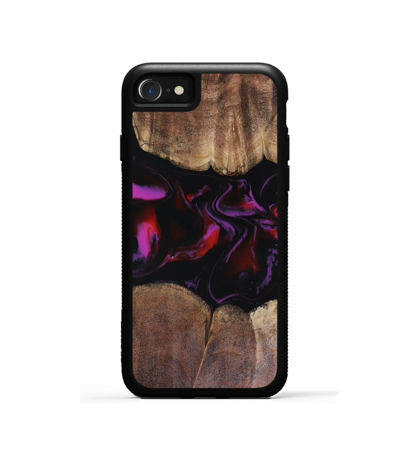 iPhone SE Wood Phone Case - Lavinia (Red, 816466)