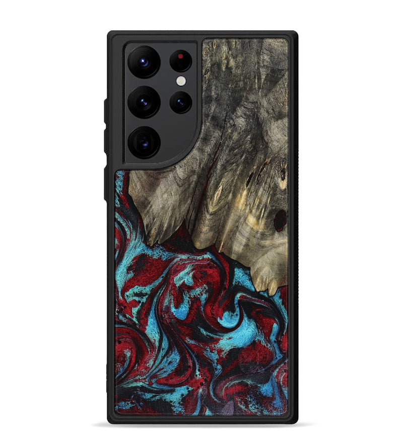 Galaxy S22 Ultra Wood Phone Case - Cierra (Red, 816467)