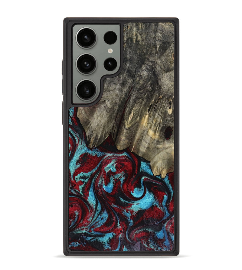 Galaxy S23 Ultra Wood Phone Case - Cierra (Red, 816467)