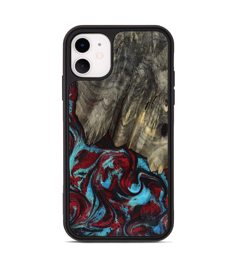 iPhone 11 Wood Phone Case - Cierra (Red, 816467)