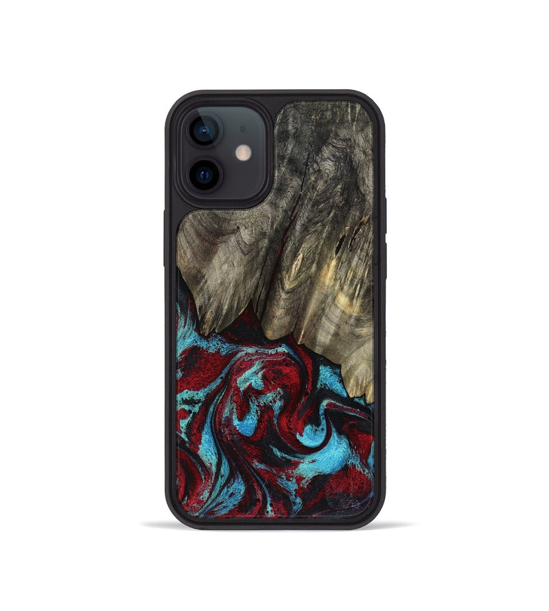 iPhone 12 mini Wood Phone Case - Cierra (Red, 816467)