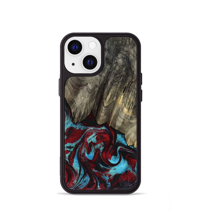 iPhone 13 mini Wood Phone Case - Cierra (Red, 816467)
