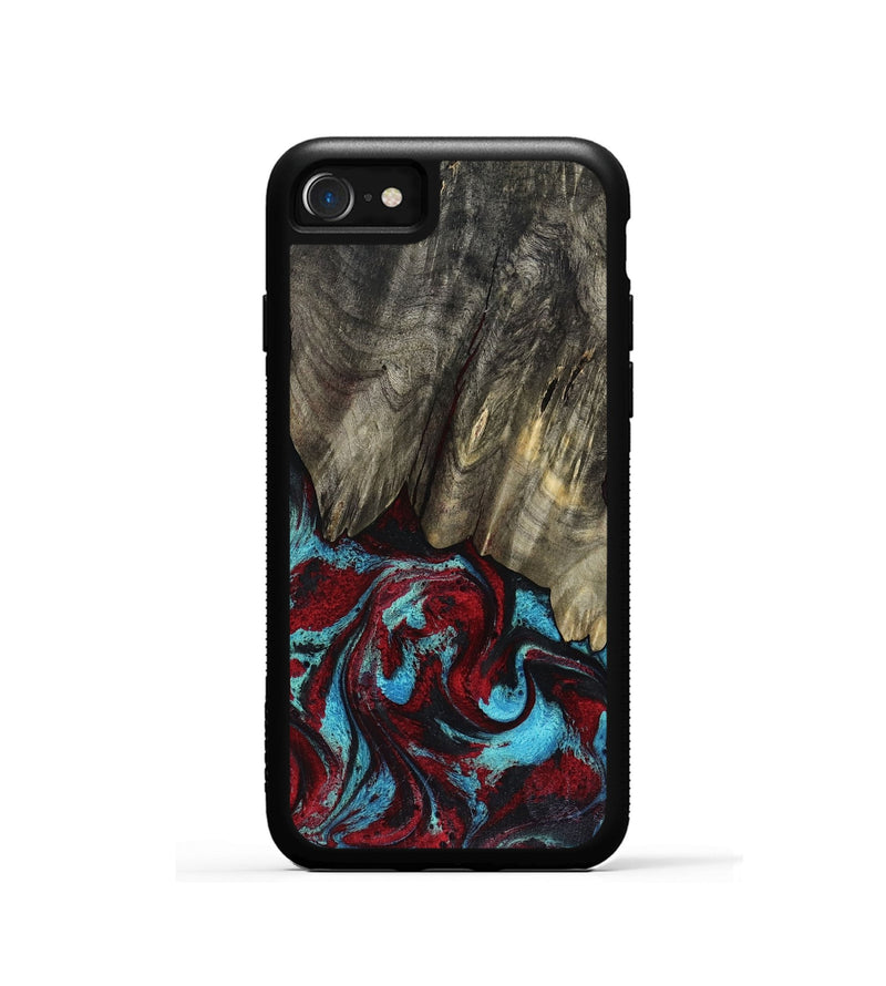 iPhone SE Wood Phone Case - Cierra (Red, 816467)
