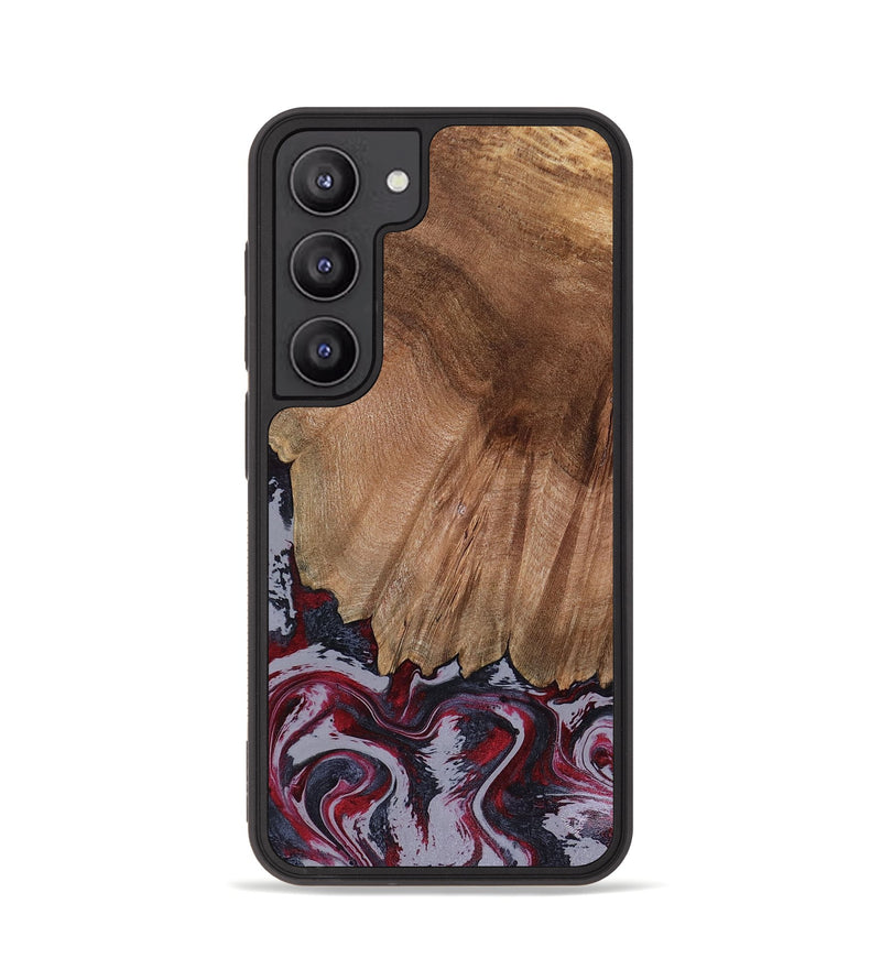 Galaxy S23 Wood Phone Case - Edd (Red, 816470)