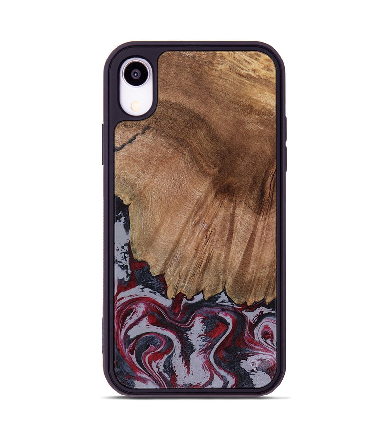 iPhone Xr Wood Phone Case - Edd (Red, 816470)