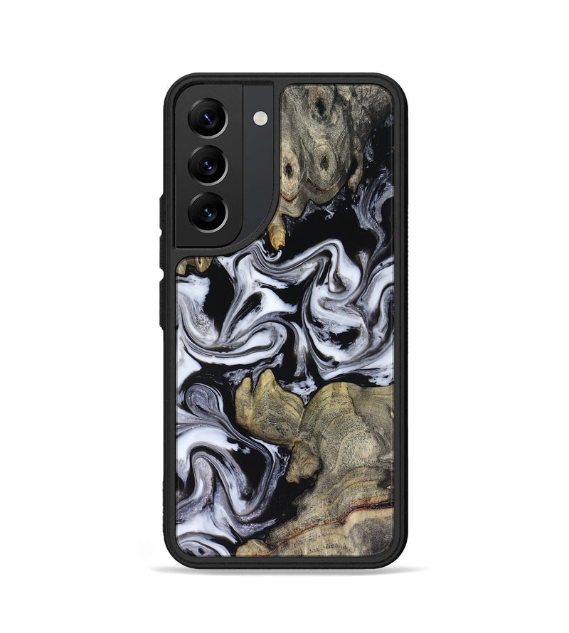 Galaxy S22 Wood Phone Case - Rosina (Black & White, 816471)