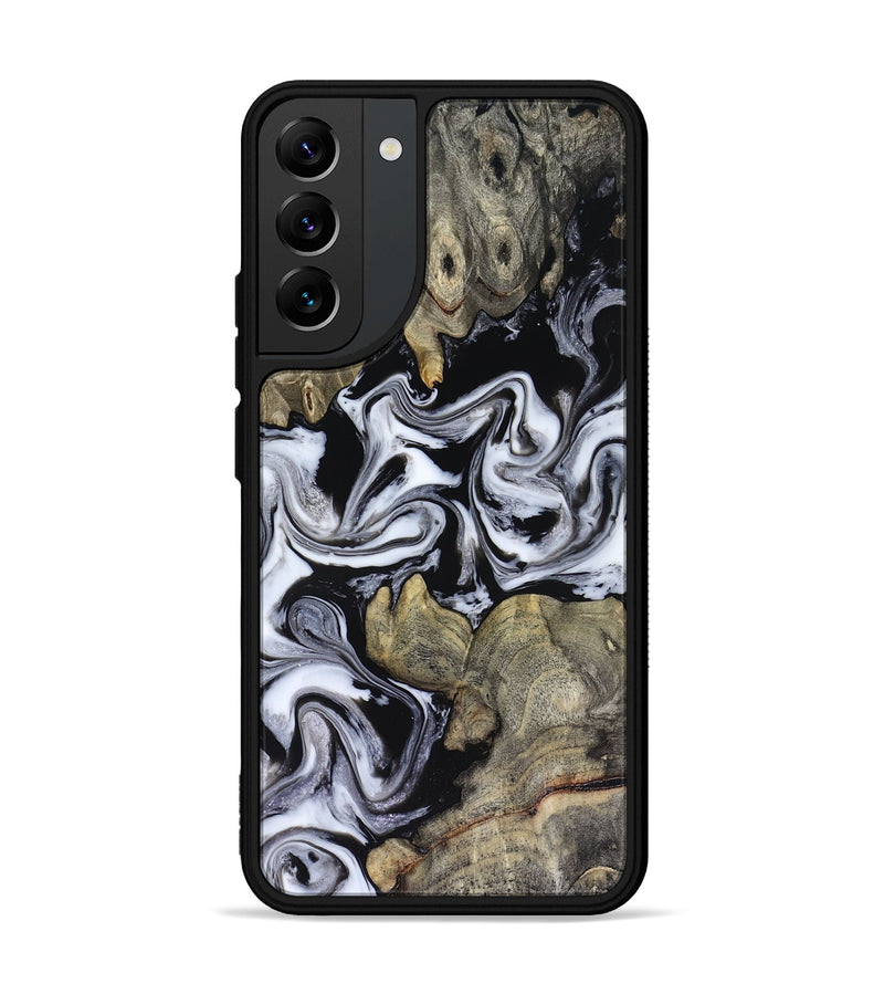 Galaxy S22 Plus Wood Phone Case - Rosina (Black & White, 816471)