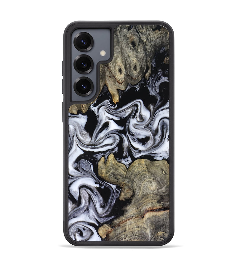 Galaxy S25 Plus Wood Phone Case - Rosina (Black & White, 816471)