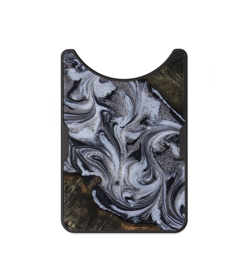 Alloy Wood Wallet - Pam (Black & White, 816472)