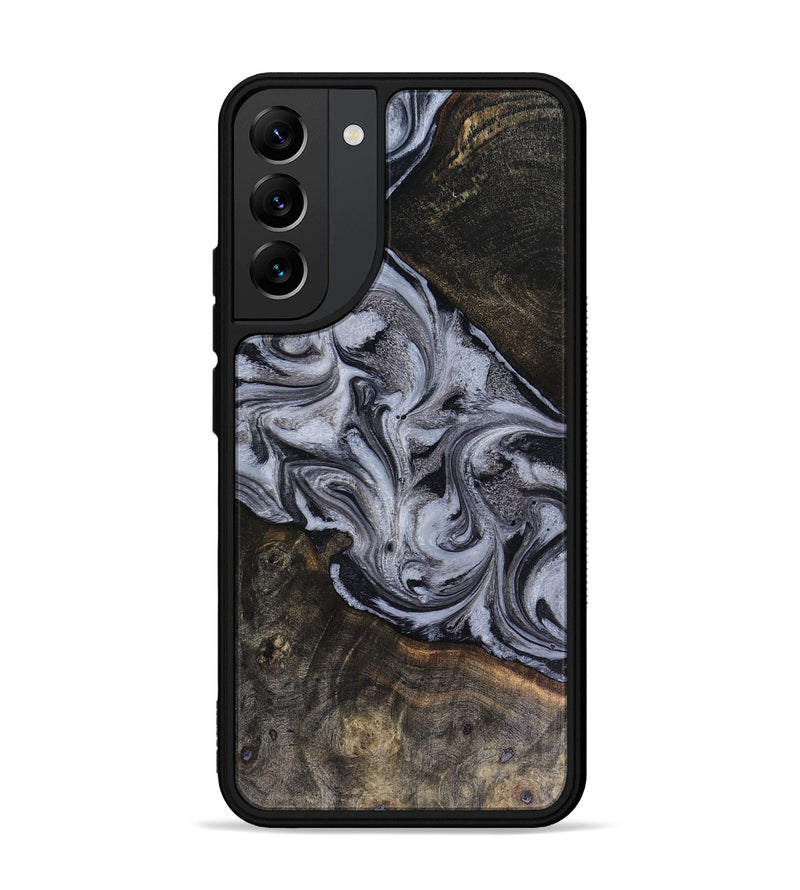 Galaxy S22 Plus Wood Phone Case - Pam (Black & White, 816472)