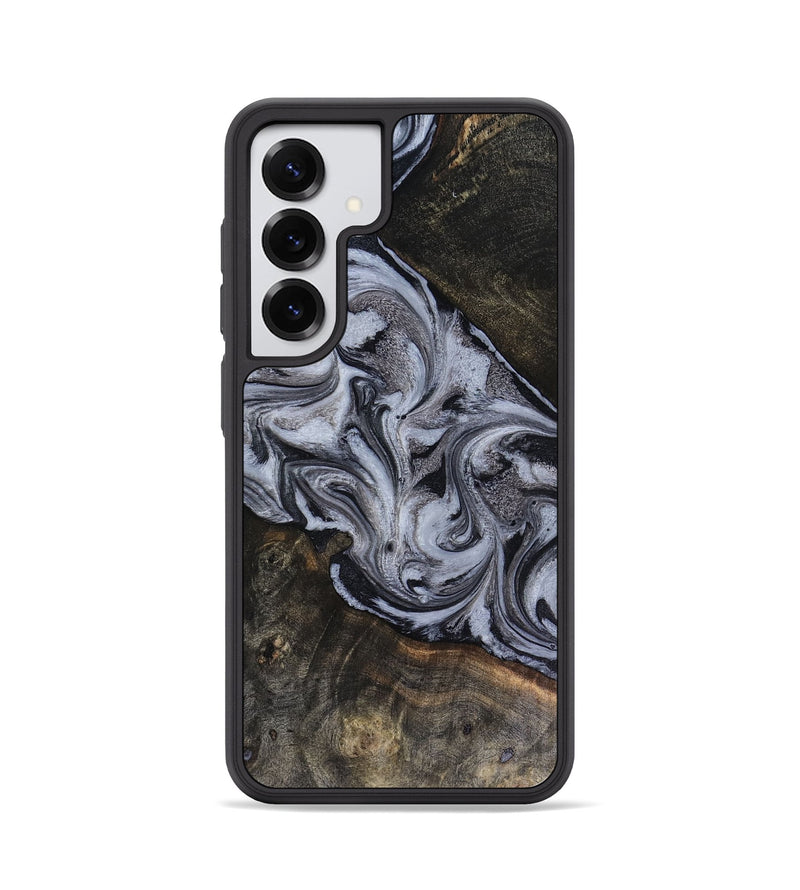 Galaxy S25 Wood Phone Case - Pam (Black & White, 816472)