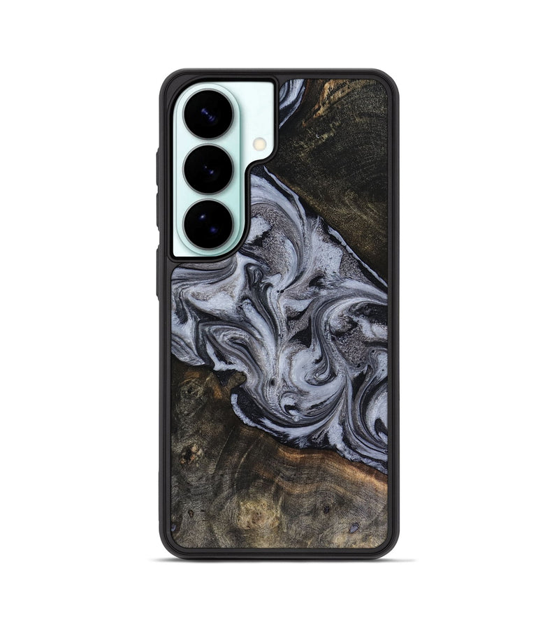Galaxy S26 Wood Phone Case - Pam (Black & White, 816472)