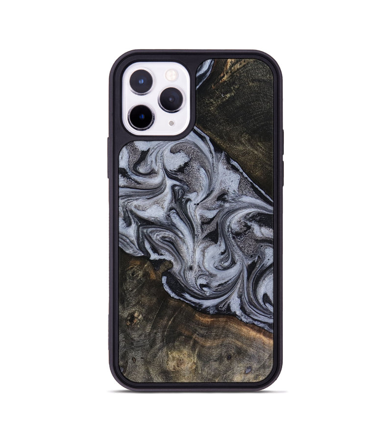 iPhone 11 Pro Wood Phone Case - Pam (Black & White, 816472)