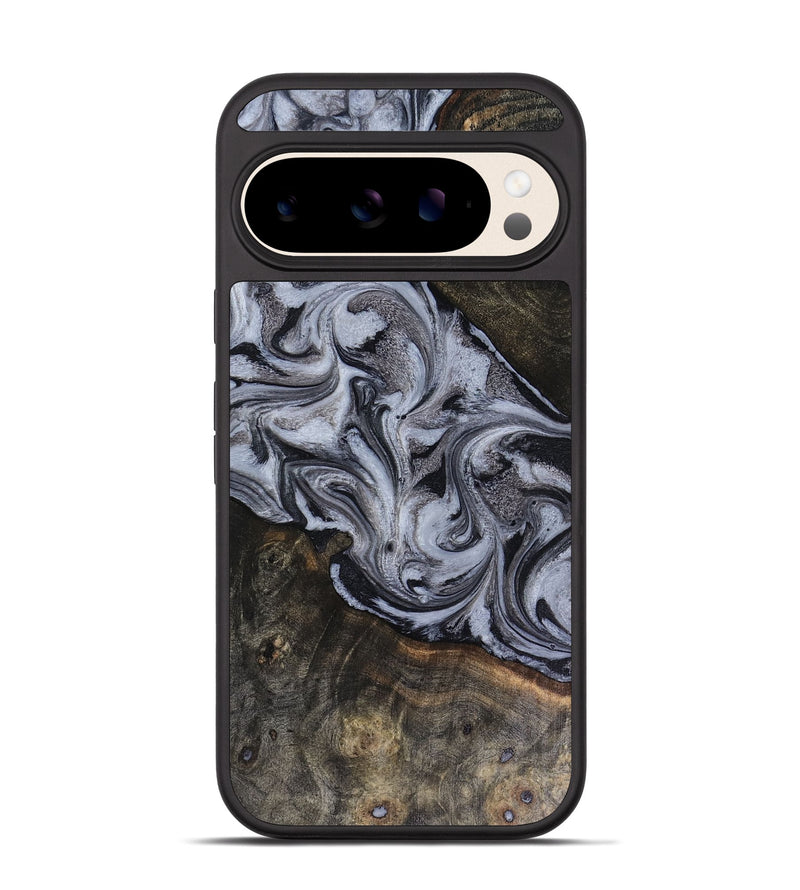 Pixel 10 Wood Phone Case - Pam (Black & White, 816472)
