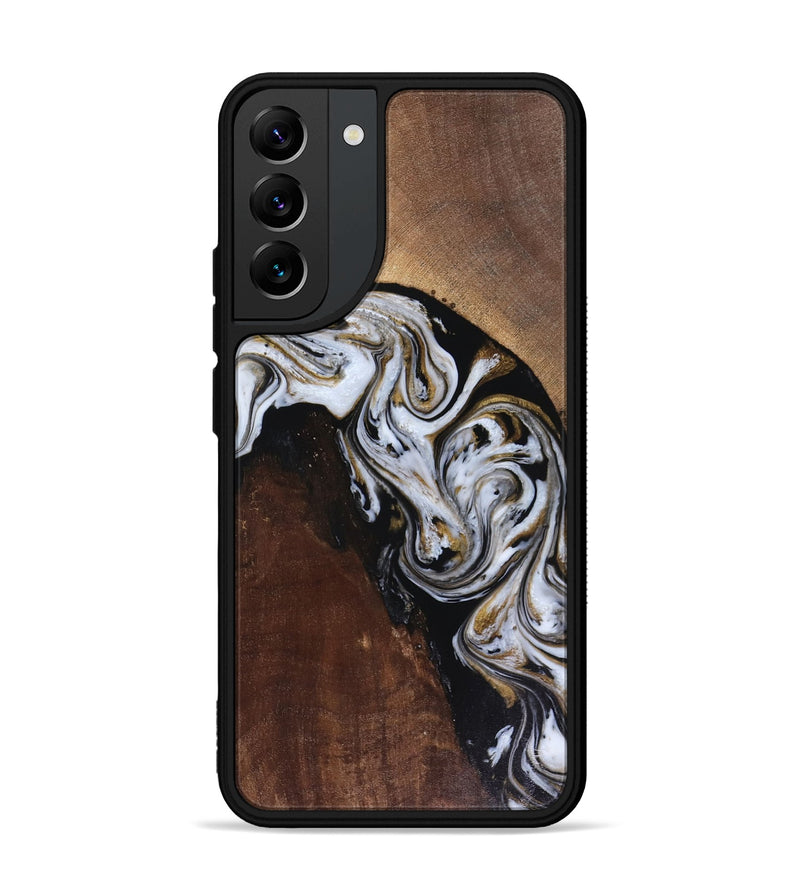 Galaxy S22 Plus Wood Phone Case - Cannon (Black & White, 816473)