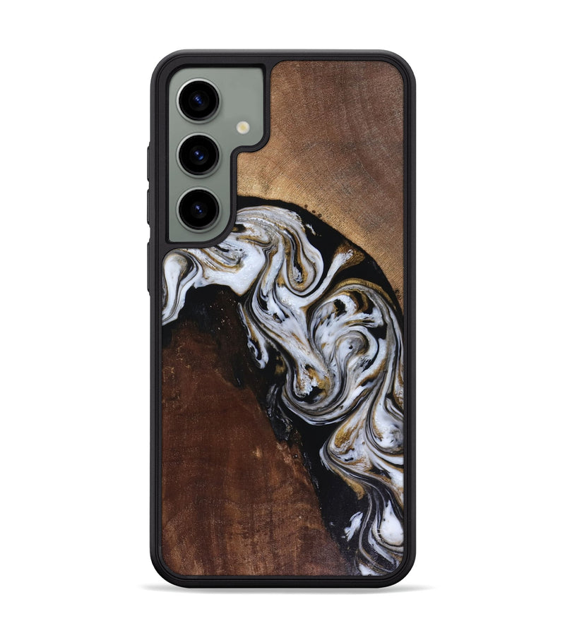 Galaxy S24 Plus Wood Phone Case - Cannon (Black & White, 816473)