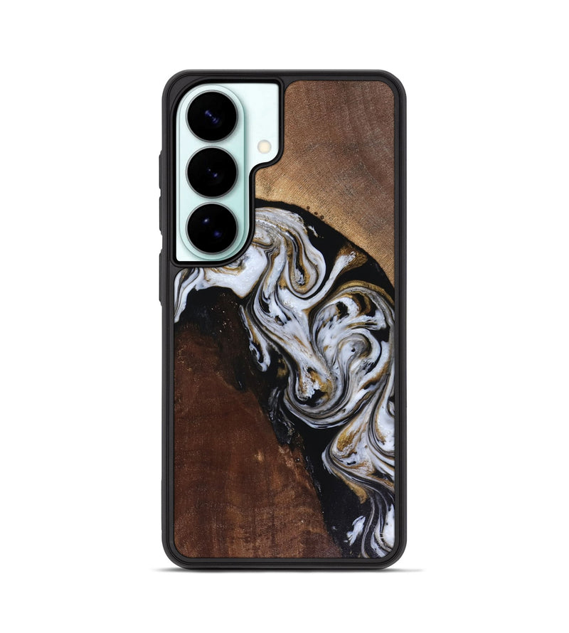 Galaxy S26 Wood Phone Case - Cannon (Black & White, 816473)