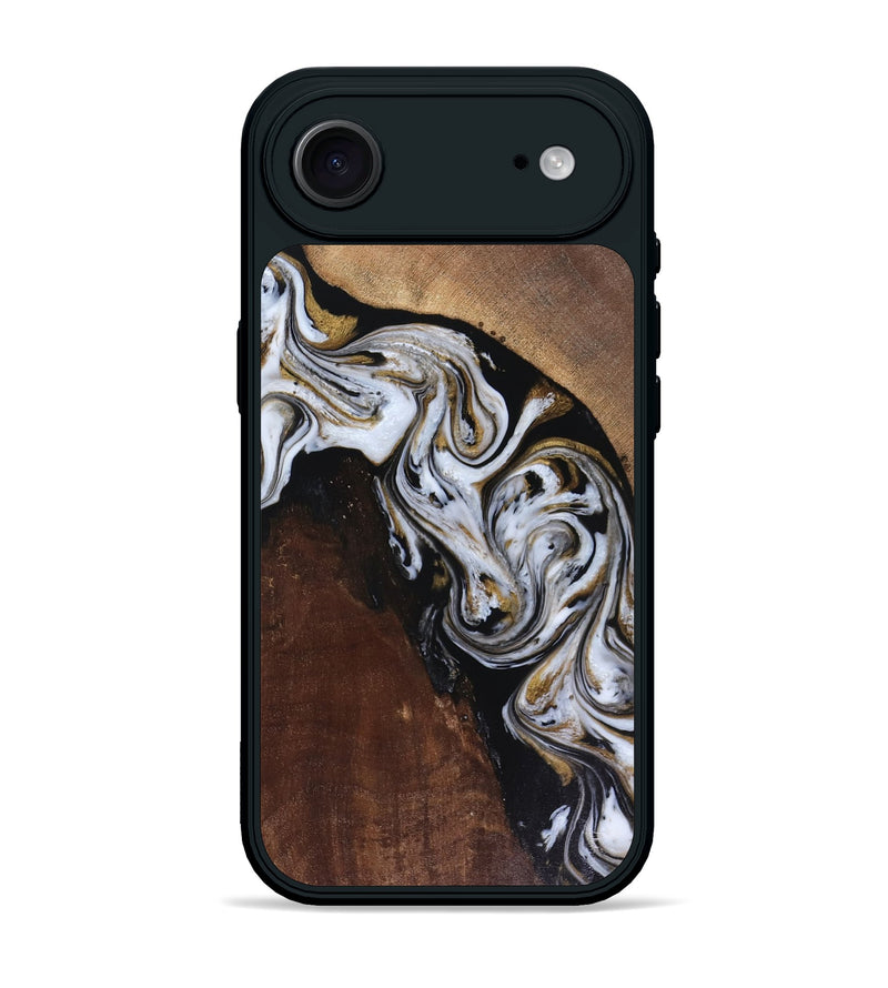 iPhone 17 Air Wood Phone Case - Cannon (Black & White, 816473)