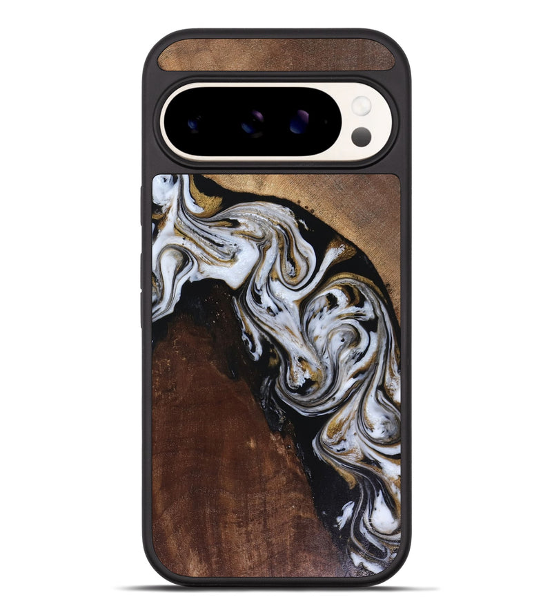 Pixel 9 Pro XL Wood Phone Case - Cannon (Black & White, 816473)