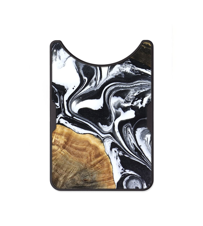 Alloy Wood Wallet - Marlena (Black & White, 816474)