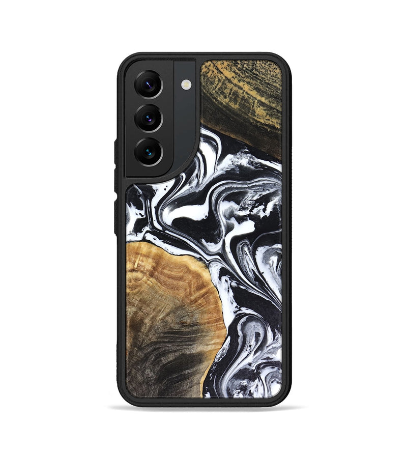 Galaxy S22 Wood Phone Case - Marlena (Black & White, 816474)