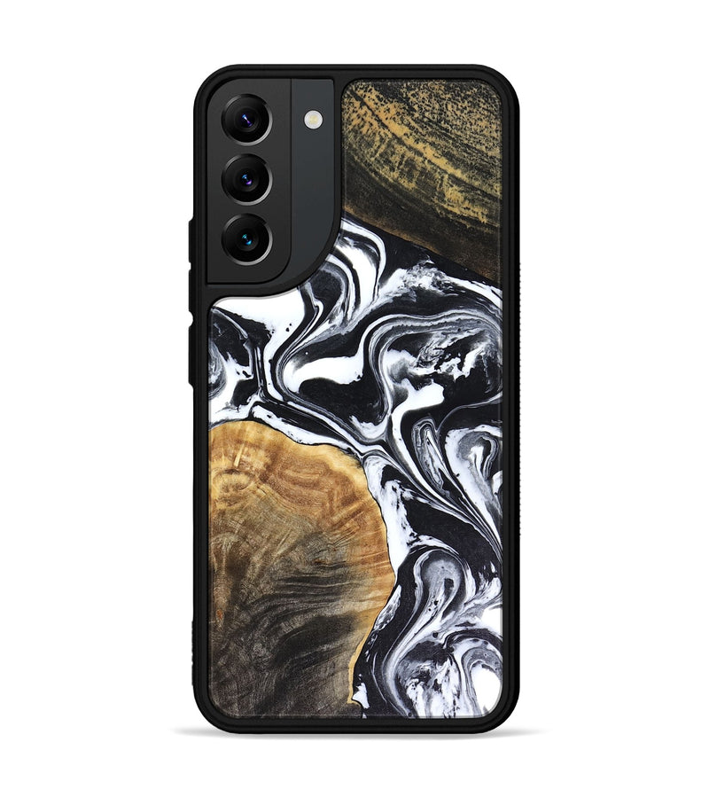 Galaxy S22 Plus Wood Phone Case - Marlena (Black & White, 816474)