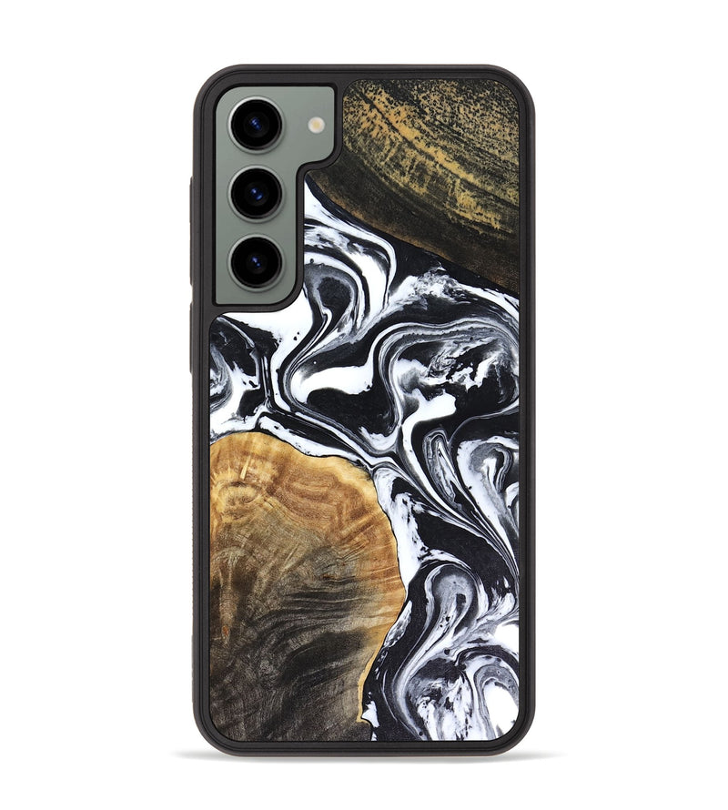 Galaxy S23 Plus Wood Phone Case - Marlena (Black & White, 816474)