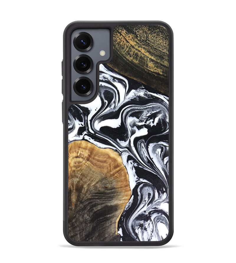 Galaxy S25 Plus Wood Phone Case - Marlena (Black & White, 816474)