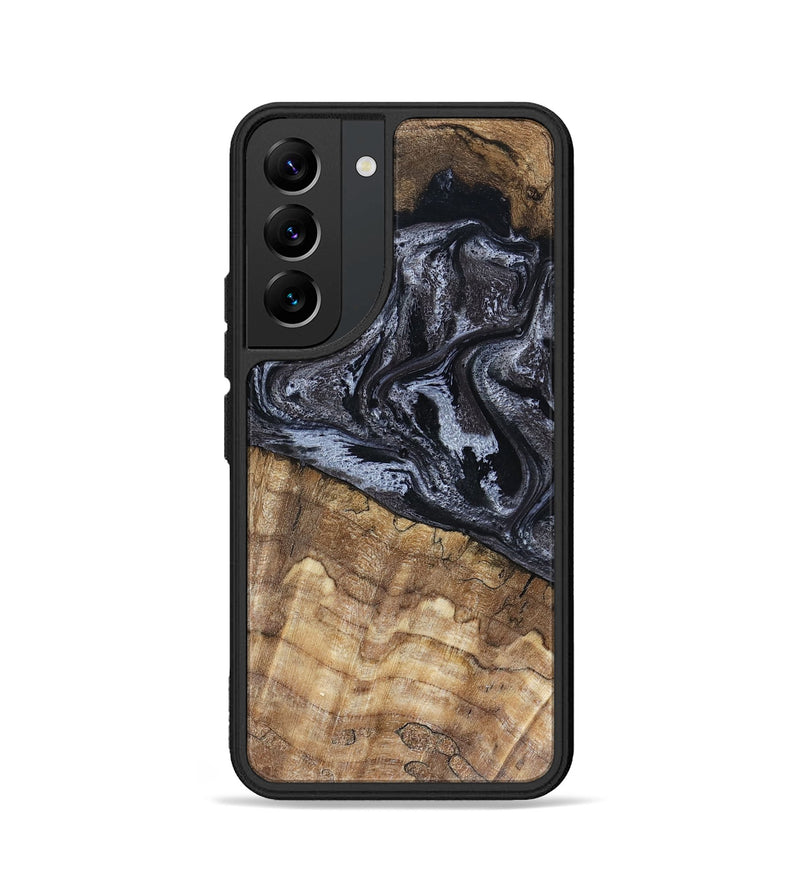Galaxy S22 Wood Phone Case - Adlai (Black & White, 816475)