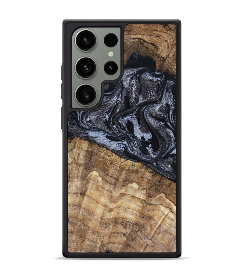 Galaxy S24 Ultra Wood Phone Case - Adlai (Black & White, 816475)
