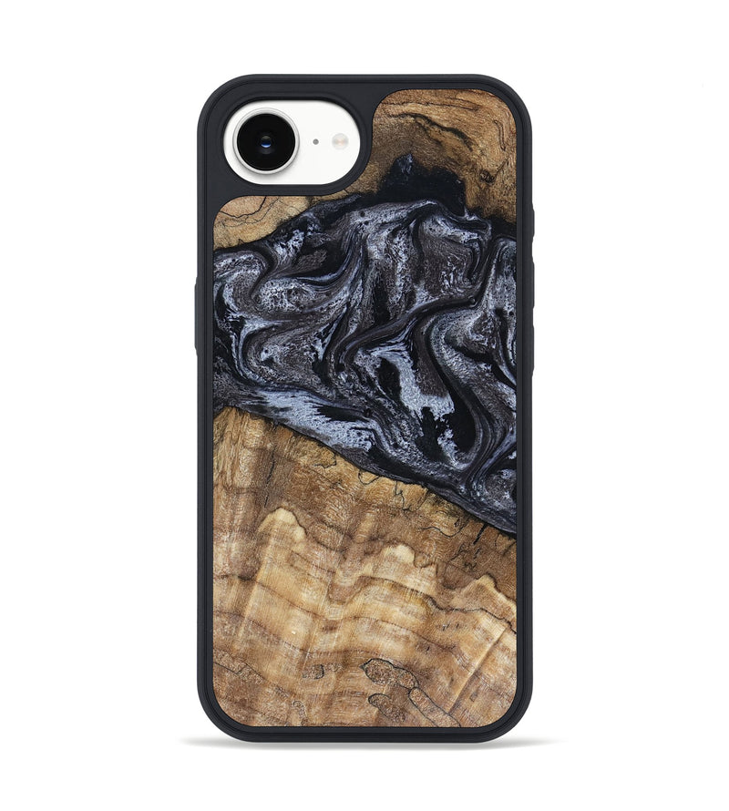 iPhone 16e Wood Phone Case - Adlai (Black & White, 816475)