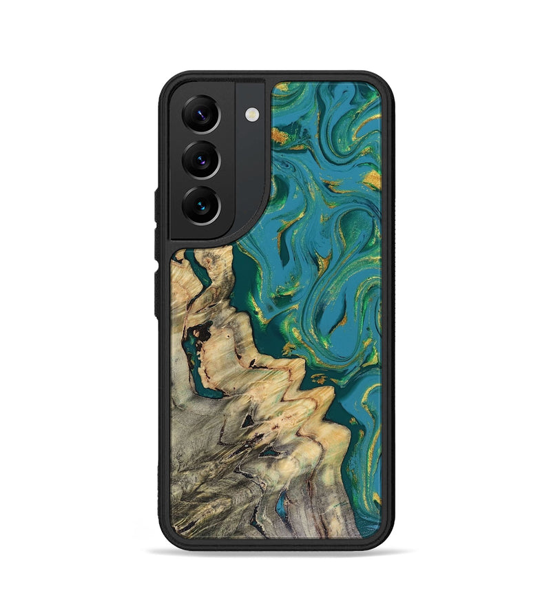 Galaxy S22 Wood Phone Case - Lindsay (Green, 816478)