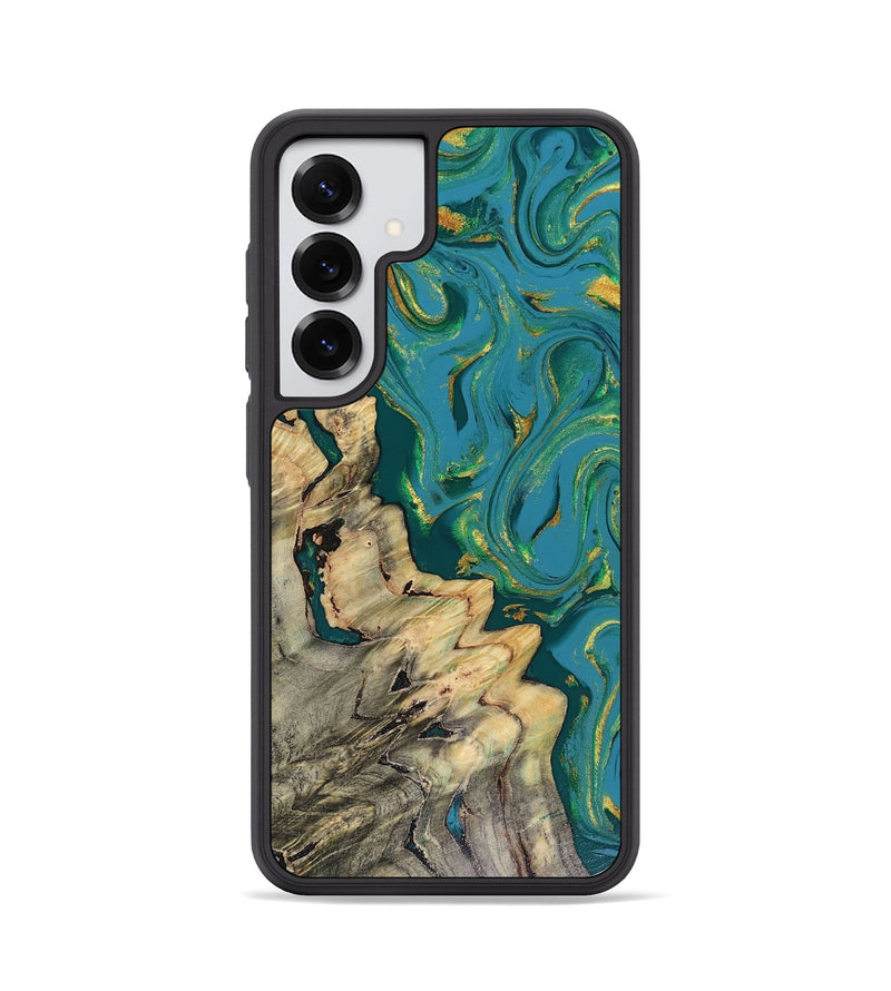 Galaxy S25 Wood Phone Case - Lindsay (Green, 816478)