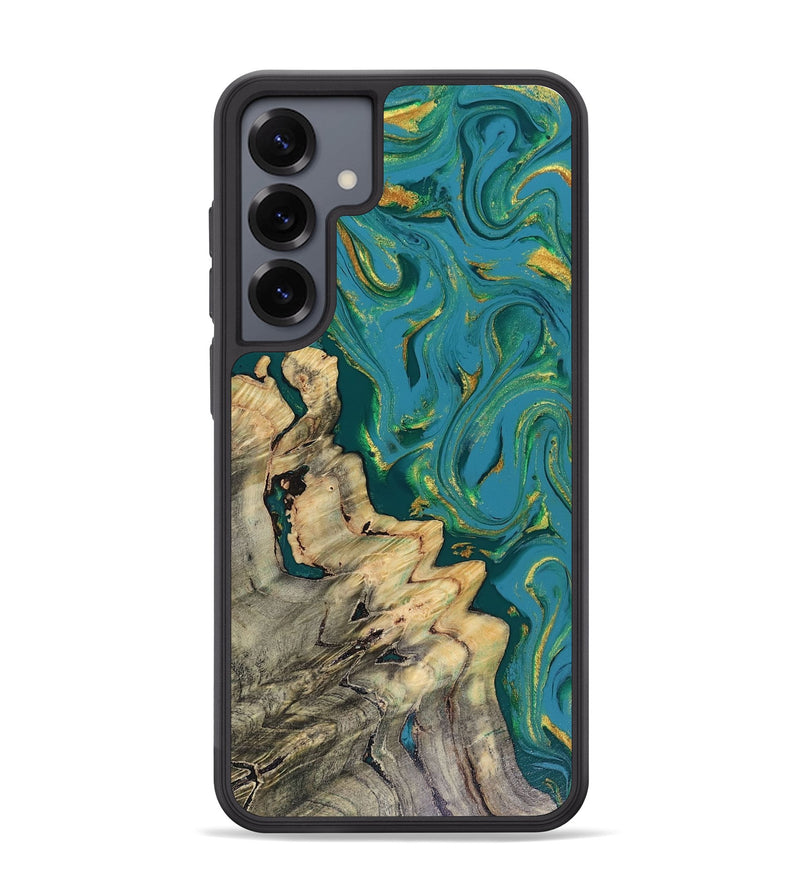 Galaxy S25 Plus Wood Phone Case - Lindsay (Green, 816478)