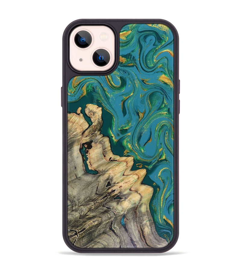 iPhone 14 Plus Wood Phone Case - Lindsay (Green, 816478)