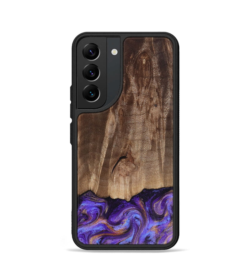 Galaxy S22 Wood Phone Case - Allan (Purple, 816481)