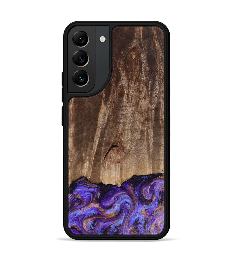 Galaxy S22 Plus Wood Phone Case - Allan (Purple, 816481)