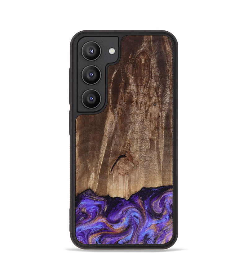 Galaxy S23 Wood Phone Case - Allan (Purple, 816481)