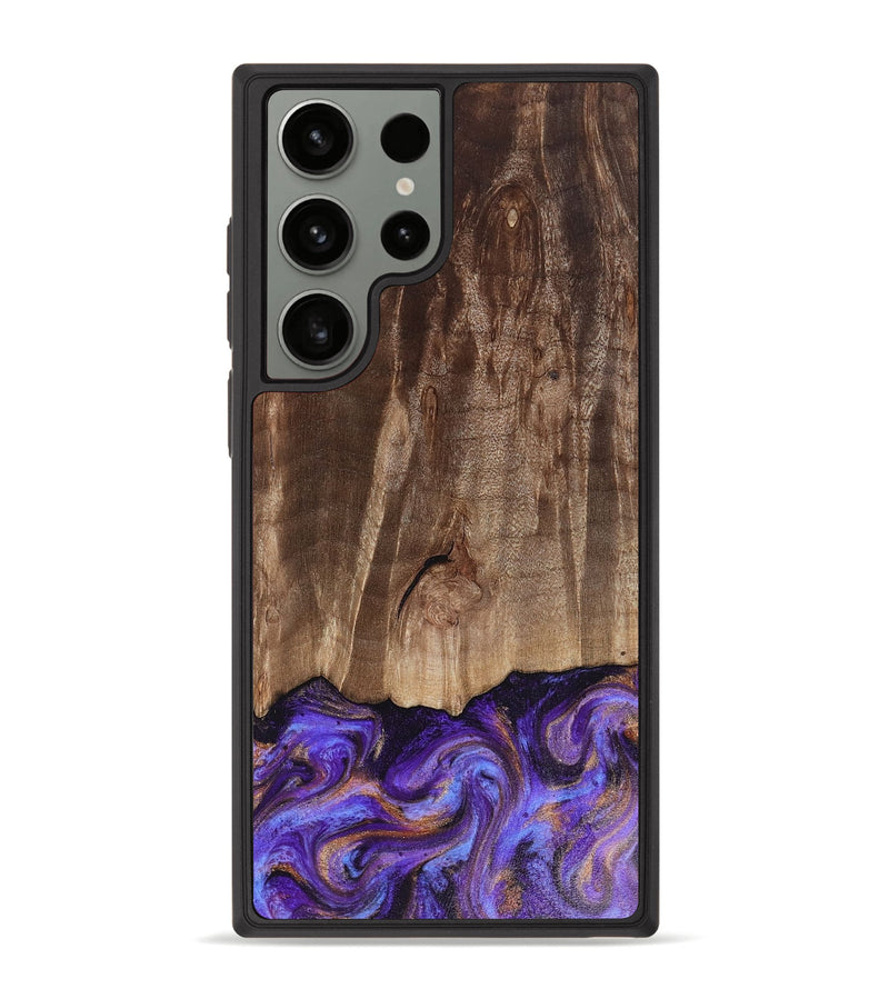 Galaxy S23 Ultra Wood Phone Case - Allan (Purple, 816481)