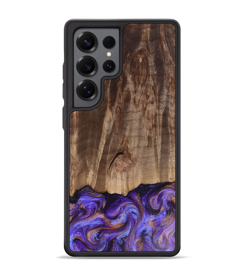 Galaxy S25 Ultra Wood Phone Case - Allan (Purple, 816481)