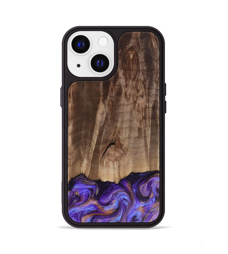 iPhone 13 Wood Phone Case - Allan (Purple, 816481)