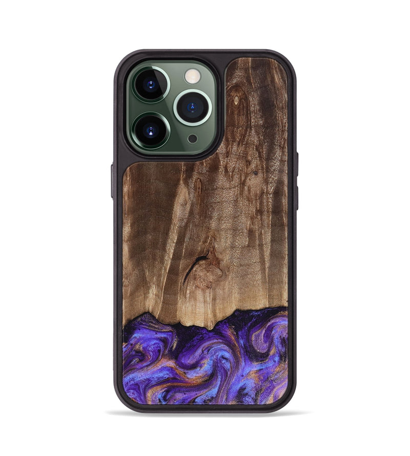iPhone 13 Pro Wood Phone Case - Allan (Purple, 816481)