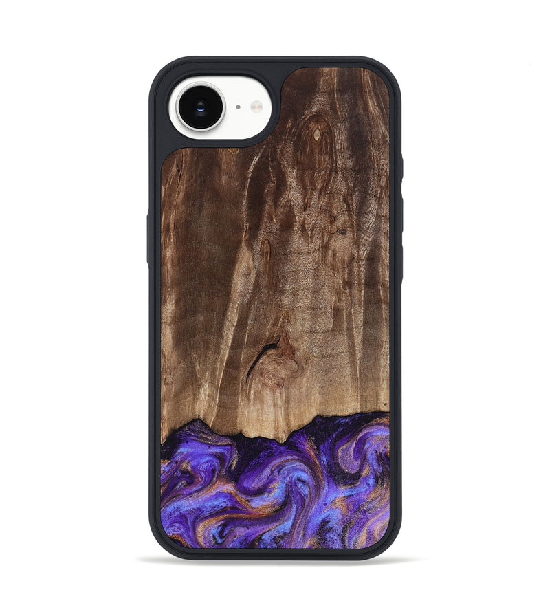 iPhone 16e Wood Phone Case - Allan (Purple, 816481)