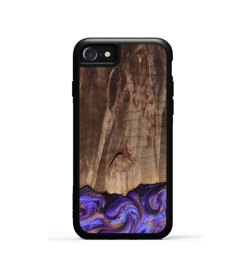 iPhone SE Wood Phone Case - Allan (Purple, 816481)