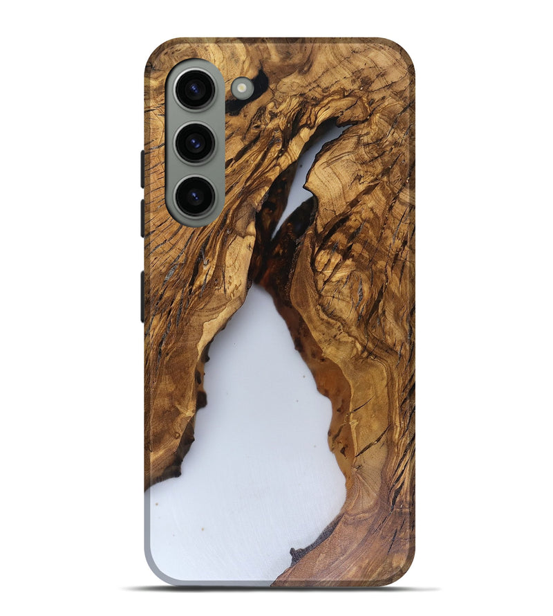 Galaxy S23 Plus Wood Live Edge Phone Case - Cecile (Clear, 816487)
