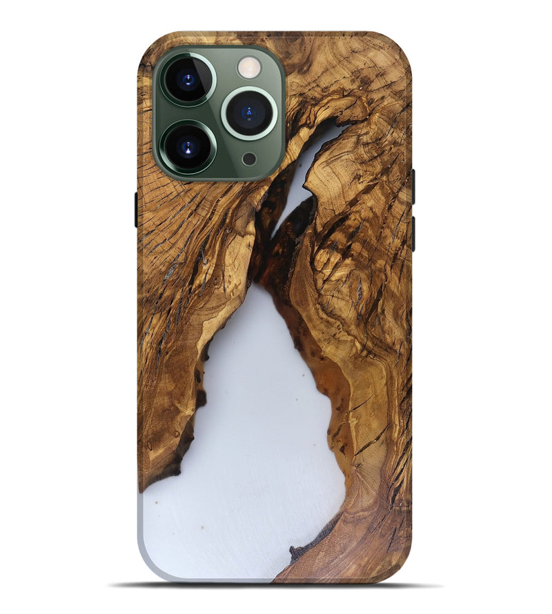 iPhone 13 Pro Max Wood Live Edge Phone Case - Cecile (Clear, 816487)
