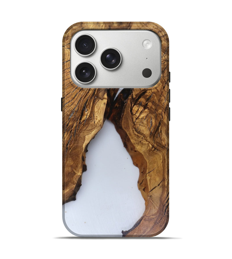 iPhone 17 Pro Wood Live Edge Phone Case - Cecile (Clear, 816487)